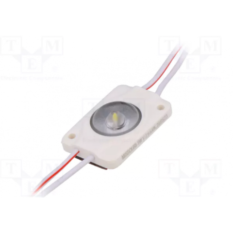 LED modulis 12V 1W 6500K šaltai balta